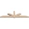 Ekena Millwork Kennewick Smooth Timber Gable Bracket, Douglas Fir, 108"W x 31 1/2"H x 5 1/2"D x 5 1/2"F, 7/12 Pitch GBW108X31X0606KEN00SDF - alternate 2